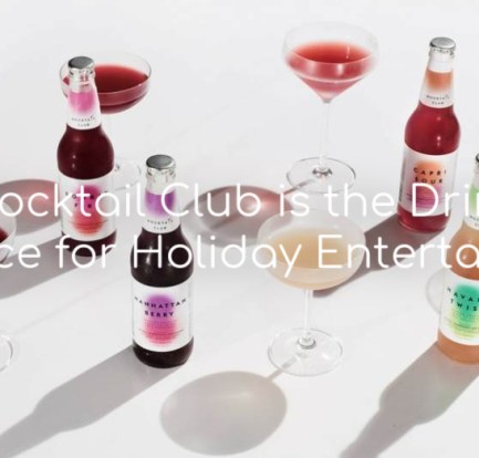 Mocktail Club is the Drink Choice for Holiday Entertaining
